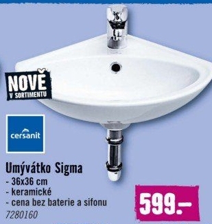 Umývátko keramické Cersanit
