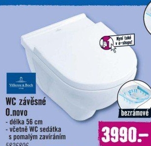 Závěsné WC Villeroy &amp