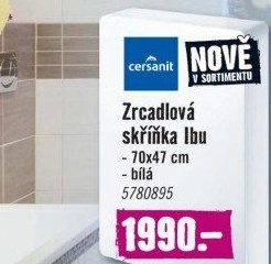 Zrcadlová skříňka Cersanit