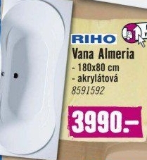Koupelnová vana Riho