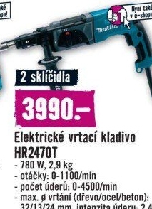 Vrtací a sekací kladivo Makita HR2470T