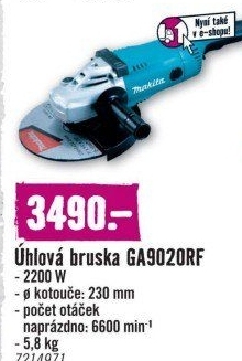 Úhlová bruska Makita GA9020RFK