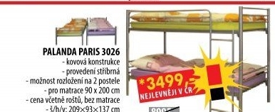 Palanda PARIS 2 kov 3026