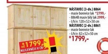 Nástavec 8864 lakovaný