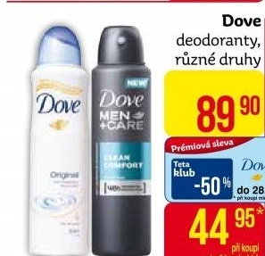 Deodoranty Dove