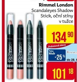 Oční stíny v tužce Shadow Stick Scandal Eyes Rimmel