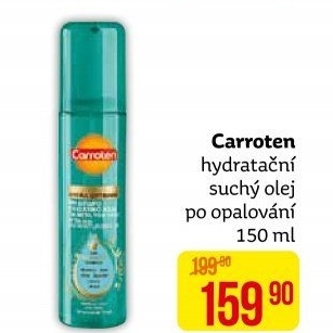 Olej po opalování Carroten