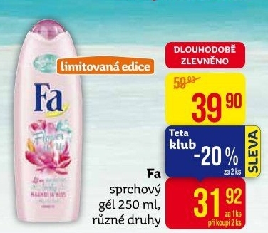 Sprchový gel Fa