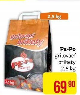 Grilovací brikety Pe-Po