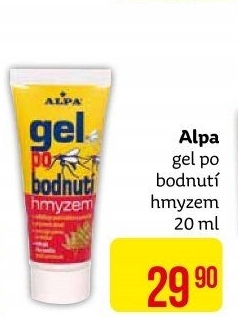 Gel po bodnutí hmyzem Alpa