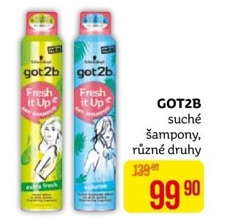 Suchý šampon Got2b Schwarzkopf