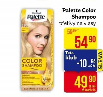 Barva na vlasy Color Shampoo Palette Schwarzkopf