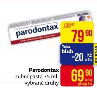 Pasty na zuby Parodontax