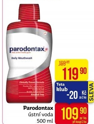 Ústní voda Parodontax