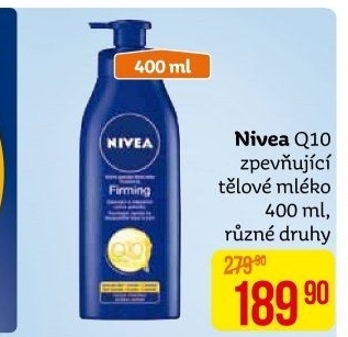 Tělové mléko zpevňující Firming Q10 Plus Nivea
