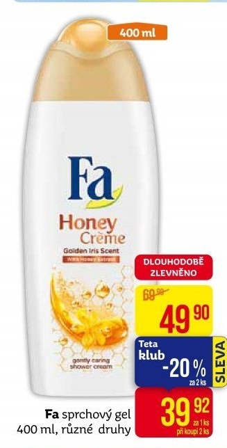Sprchový gel Fa