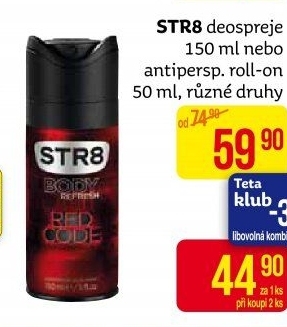 Deodorant sprej pánský STR8