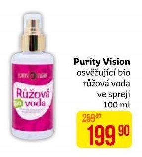 Růžová voda Purity Vision