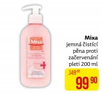 Pěna proti začervenání pleti Mixa