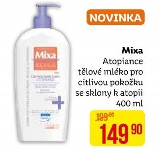 Tělové mléko Mixa