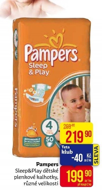 Pleny dětské Pampers Sleep &amp