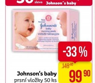 Prsní vložky Johnson's Baby