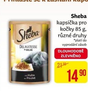 Kapsičky pro kočky Sheba