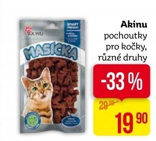 Pamlsky pro kočky Akinu
