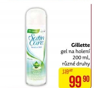 Gel na holení dámský Satin Care Gillette