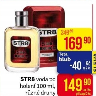 Voda po holení STR8
