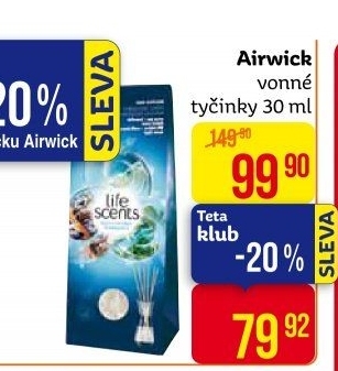 Vonné tyčinky Air Wick