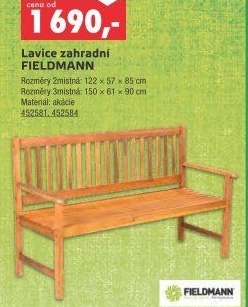 Zahradní lavice Fieldman