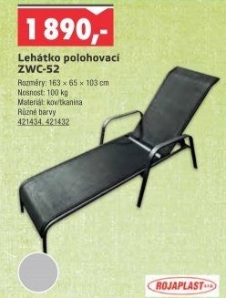 Zahradní lehátko Rojaplast