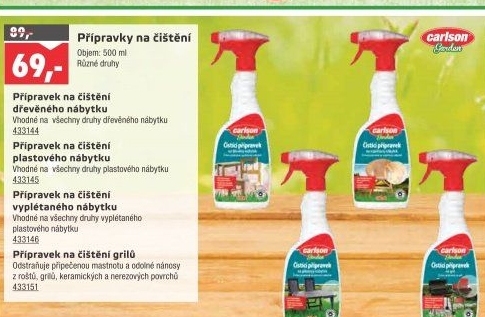 Čistič na dřevěný nábytek Carlson
