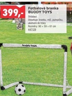 Fotbalová branka BuddyToys