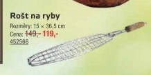 Rošt na grilování ryb Green Grill