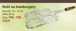 Rošt na hamburgery Green Grill