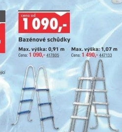 Schůdky k bazénu Tampa Marimex