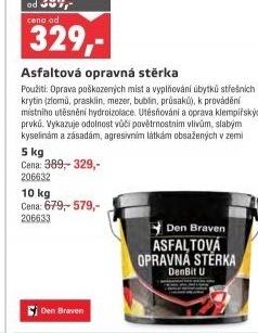 Stěrka asfaltová opravná Denbit U Den Braven