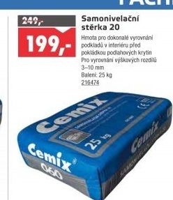 Samonivelační stěrka Cemix