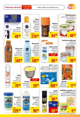 akční leták Teta drogerie 29.6.2017-15.7.2017