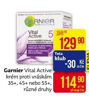 Krém pleťový proti vráskám Vital Active Garnier