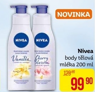 Tělová mléka Nivea