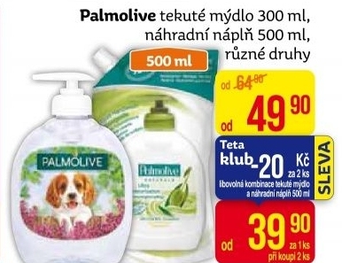 Tekuté mýdlo Palmolive