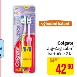 Kartáček na zuby Zig Zag Colgate