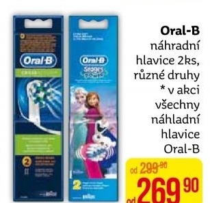 Náhradní hlavy na elektrický kartáček Oral-B