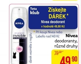 Deodoranty Nivea