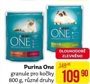 Granule pro kočky One Purina