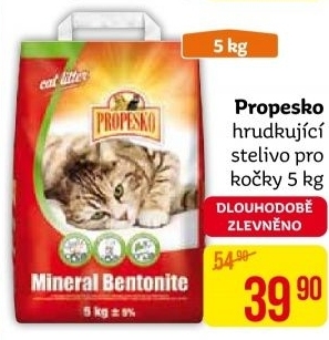 Stelivo pro kočky Propesko