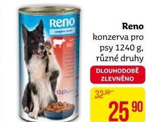 Konzerva pro psy Reno